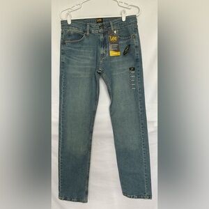 Lee Blue Slim Jeans with Subtle Fading